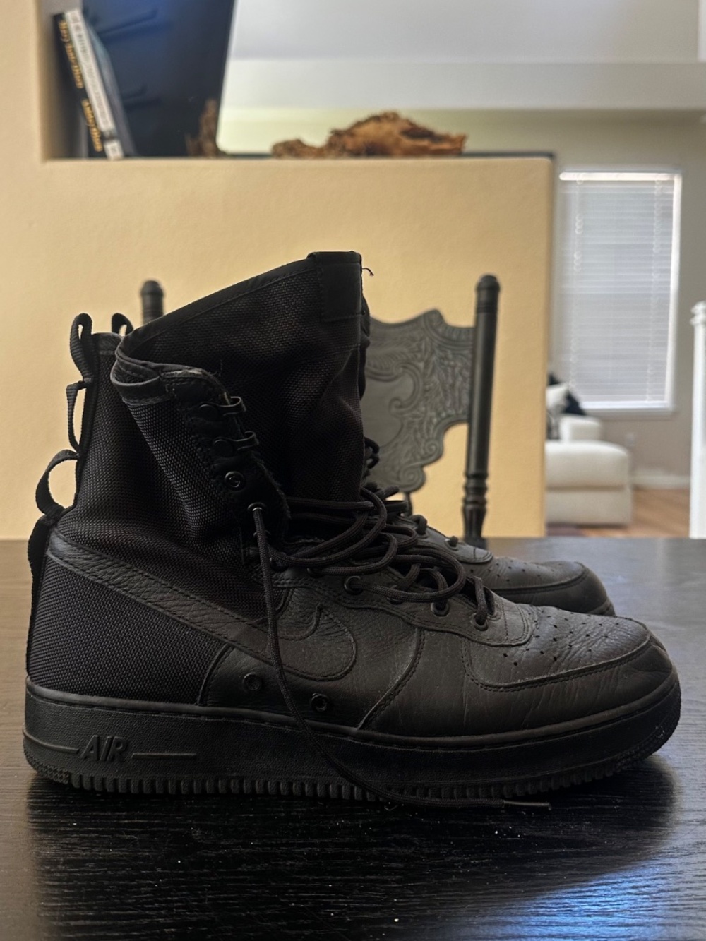 Nike SF Air Force 1 High Black Size 13 SF AF1 HI New Without Box - Picture 4 of 7